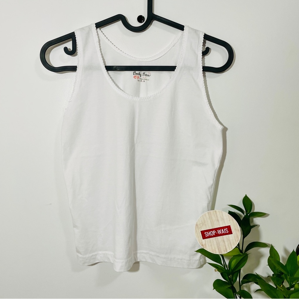 White Tank Top White Kids Set of 2